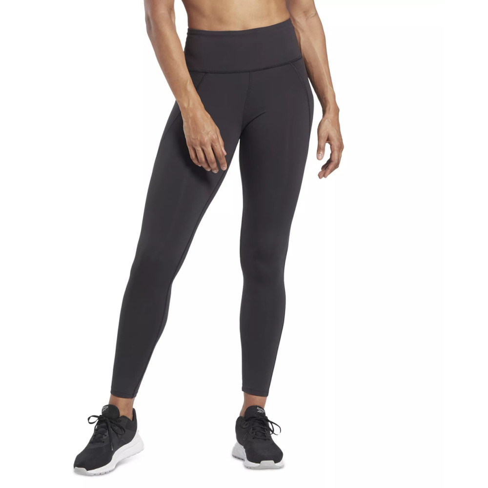 Reebok Women's Extra Small Black Lux High-Waisted Tight Fit Leggings NWT
